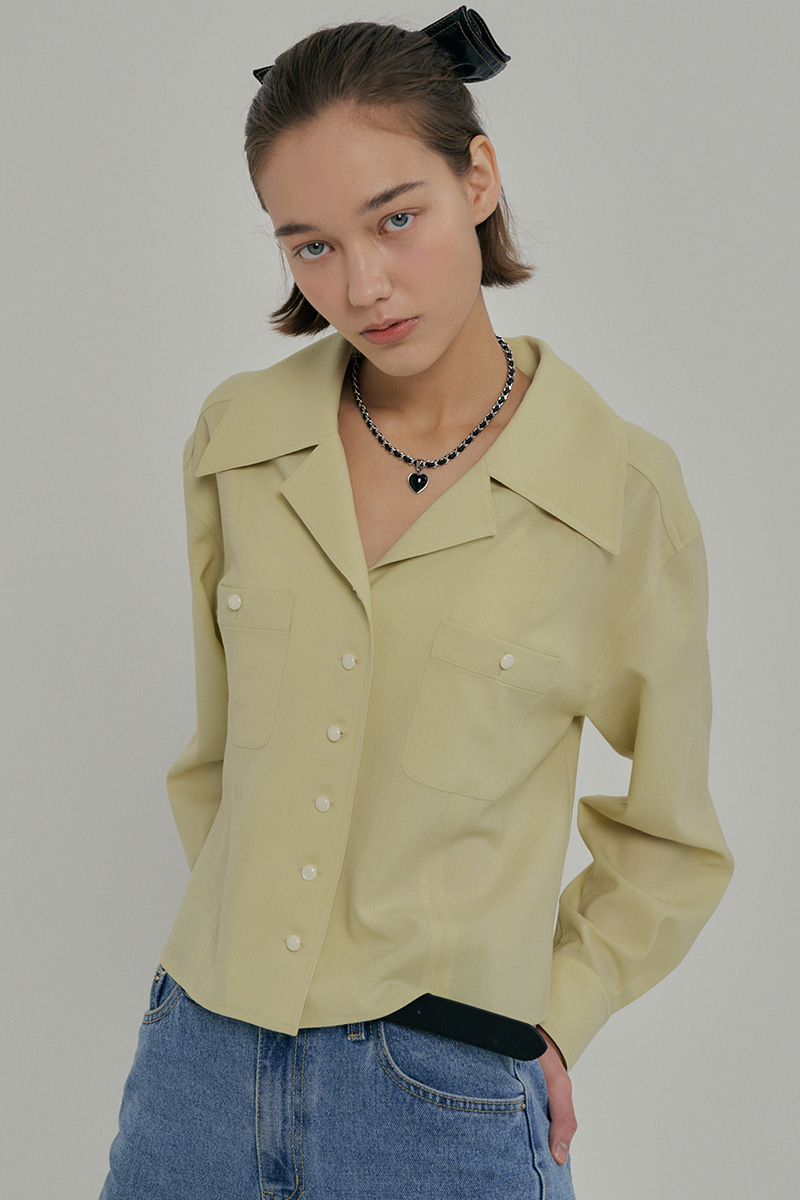 Nevers blouse Lime