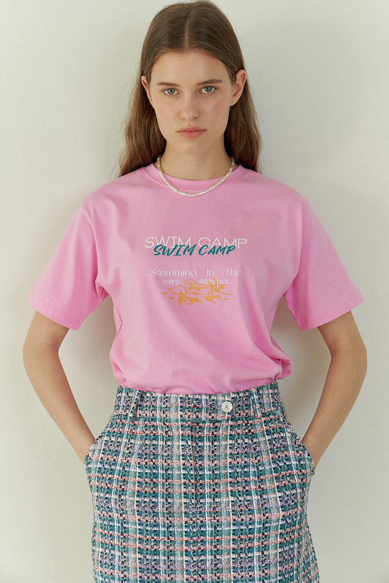 Swim camp T-shirt Pink