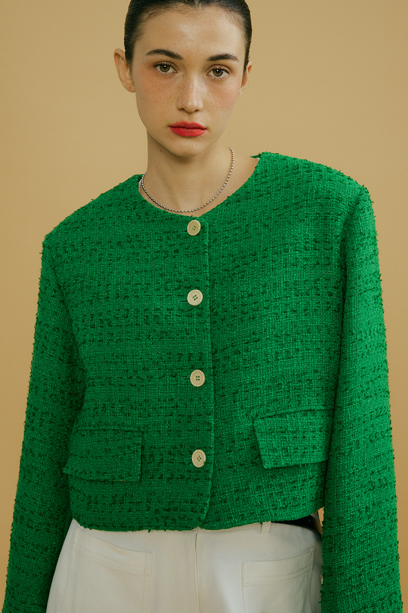 Basil jacket Grass green