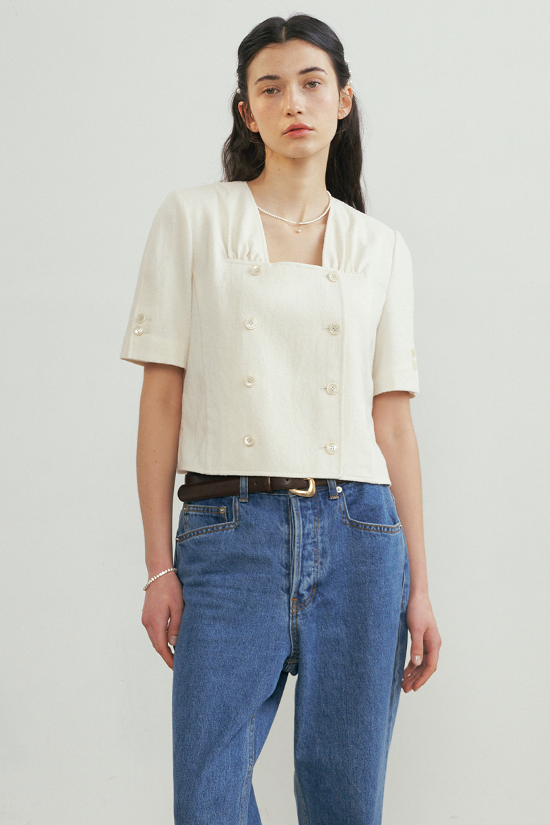 [장나라 착용] Bookree blouse Ivory