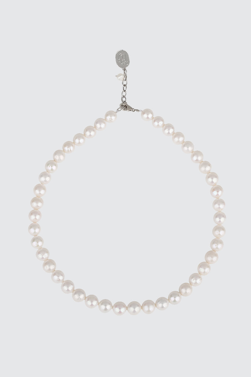 Kailani pearl necklace Silver