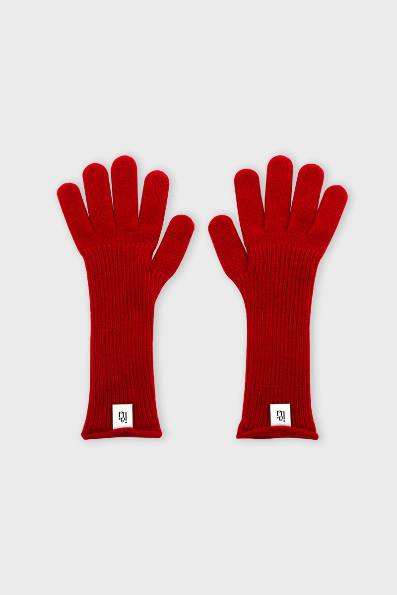 IUILAI wool gloves Red