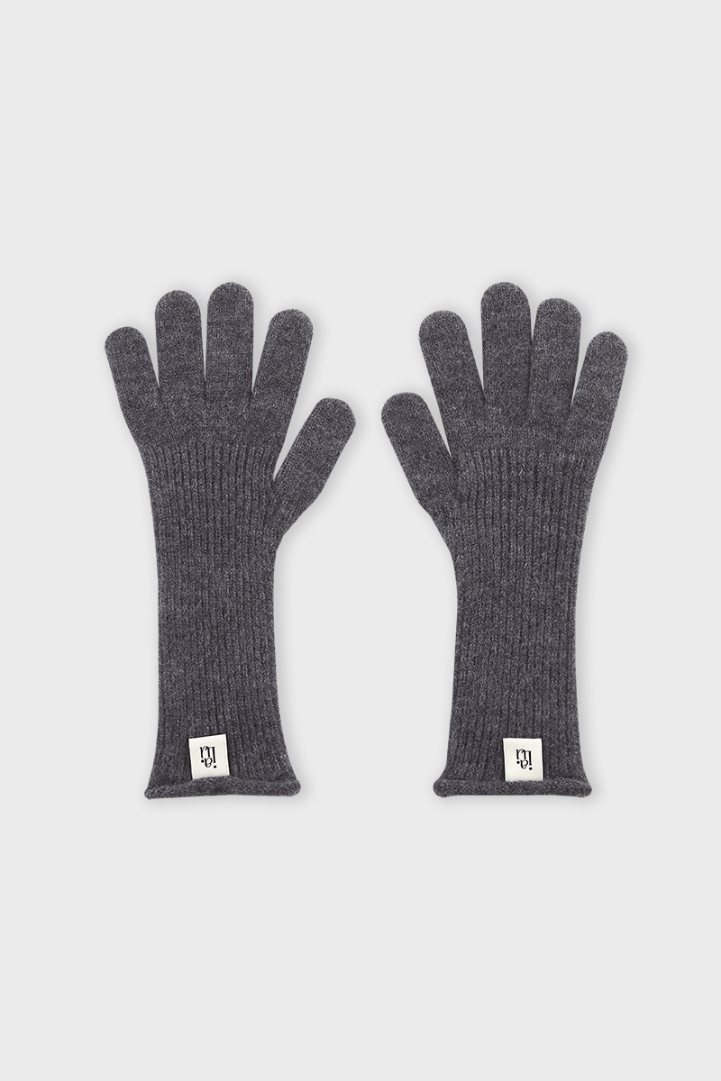 IUILAI wool gloves Deep grey